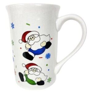 Santa’s & Snowflakes 12 ounce Royal Norfolk Coffee Mug